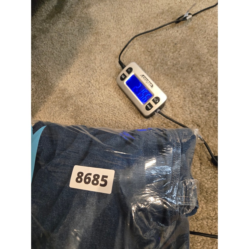 Carhartt Loose Fit Denim Bib Overalls Mens 38x34 Blue OR4672-M Workwear Rugged - Picture 15 of 15